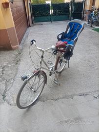bicicletta con seggiolino 