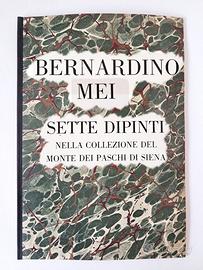 Bernardino Mei Sette Dipinti 1987 Libro Arte Siena
