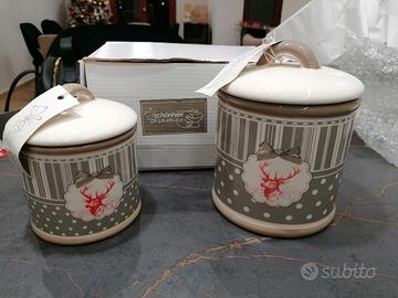 2 barattoli stile shabby chic marchio Schonherr