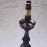 lampada candelabro in peltro anni 50 