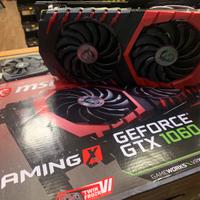 Scheda Nvidia 1060 Gaming x come nuova