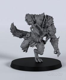 Wrargog Bloodmoon - Pit-Fighters - Miniatura
