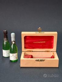 Set Miniature Champagne Vintage in Box Legno