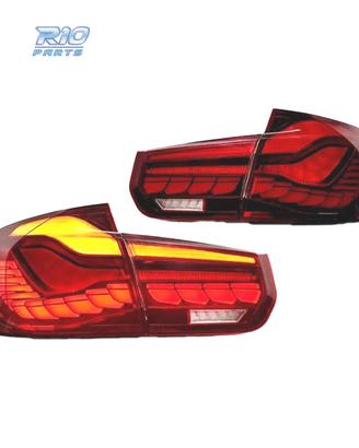 FANALI BMW F30 FULL LED LIGHT BAR OLED ROSSO