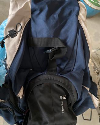 Zaino 60 litri Quechua Trekking