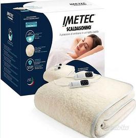 Scaldasonno imetec matrimoniale lana merino