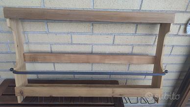 Portabottiglie in legno