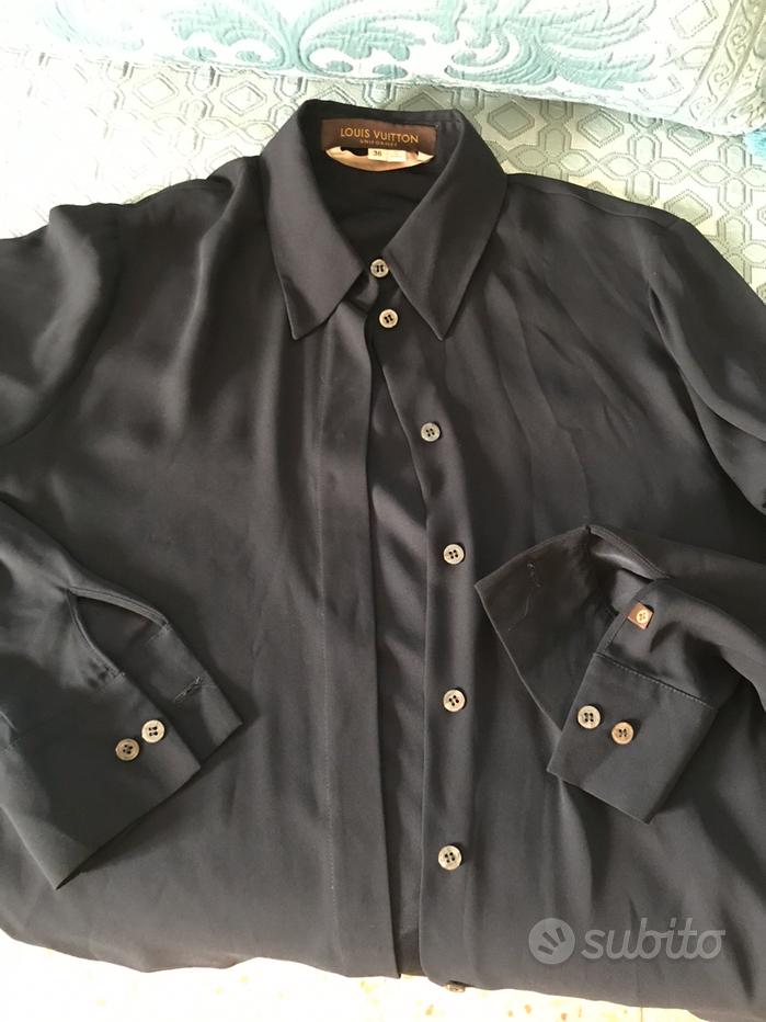 Camicia Louis Vuitton pantera nera hawaiana Aloha taglia S autentica uomo  usata
