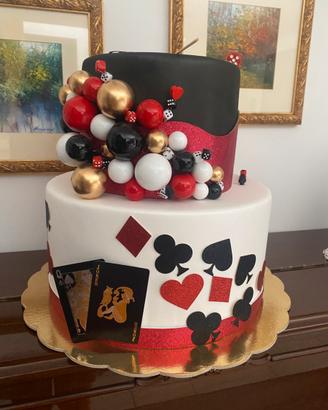 Torta scenografica Poker