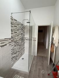 Box doccia Walk-in in vetro temperato 8 mm