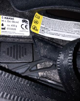 Casco bici  più  paraskiena bici