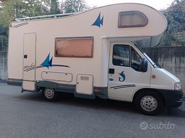 Camper mansardato elnagh marlin 59