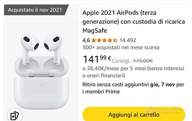 Air pods terza serie