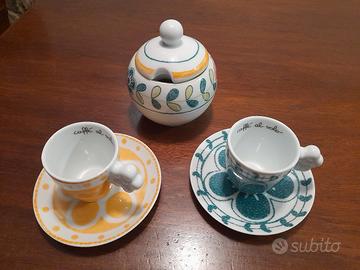 tazzine da caffè e zuccheriera della Thun 