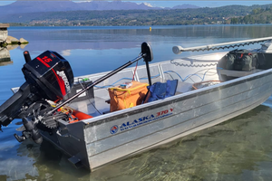 Barca alluminio 370 + Mercury 15 cv 2T