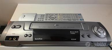 LETTORE VHS LG LONGPLAY ALTA QUALITA' VIDEO + TEL