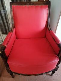 2 poltrone stile impero 