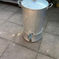 Distributore latte in alluminio