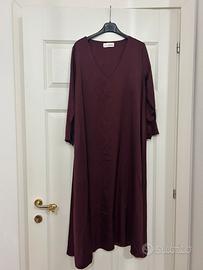 Abito lungo bordeaux