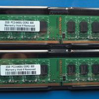 MEMORIE RAM LEADMAX  4 GB (2 x 2 GB) DDR2  800 MHz