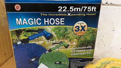 TUBO MAGICO DA GIARDINO ALLUNGABILE MAGIC HOSE PER