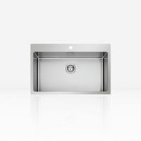 Lavello in acciaio inox | DEUS M | Sopratop 75×51