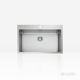 Lavello in acciaio inox | DEUS M | Sopratop 75×51