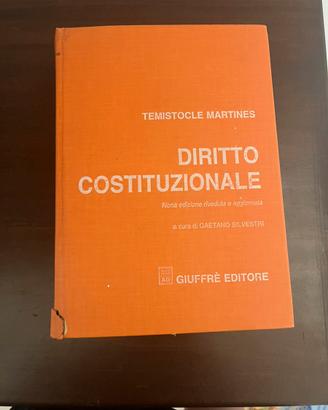 Diritto Costituzionale" - Temistocle Martines