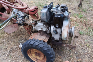 Motozappa con carrello