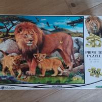 Puzzle 3d 500 pezzi Lion Pride
