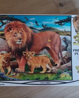Puzzle 3d 500 pezzi Lion Pride