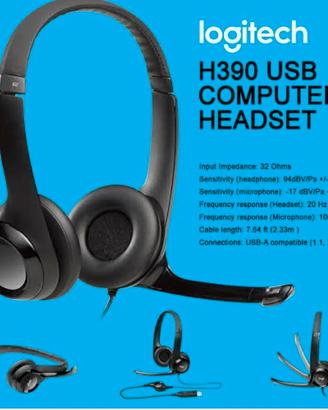 Logitech Cuffie H390 USB – Comfort e Qualità
