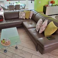 Divano angolare in pelle Divani & Divani