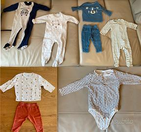 Set completo nanna intimo invernale bambino 18 m