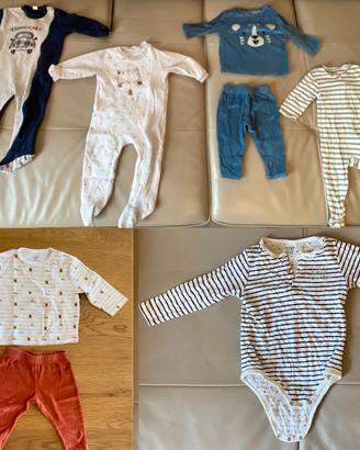 Set completo nanna intimo invernale bambino 18 m