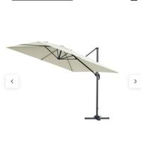 Ombrellone da giardino color antracite