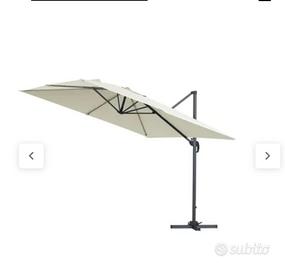 Ombrellone da giardino color antracite