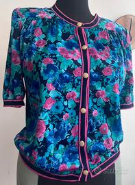Camicia anni ‘70 motivi floreali