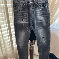 Jeans uomo grigio strappato Illusion tg. 46