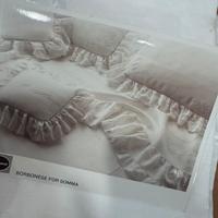 Completo letto lenzuola Somma Borbonese puro lino