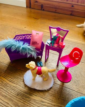 Barbie camera da letto e accessori gioco per bambi
