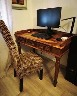 scrivania in teak
