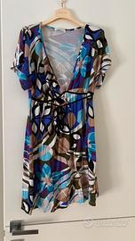 Vestito estivo Promod fantasia floreale / geometr