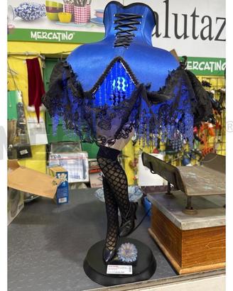 LAMPADA BURLESQUE BLU DA TAVOLO