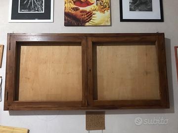 Bacheca in legno massello