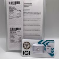 Diamante Naturale Certificato 0.53 ct D Vvs1 3EX