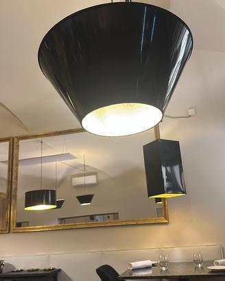 Lampade a sospensione design - nero/oro -