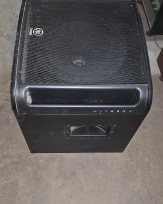 Box subwoofer Yamaha MSR800 originale vuoto 