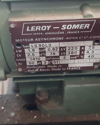 Motore Asincrono Trifase Leroy - Somer