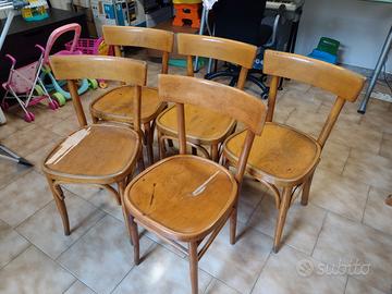Sedie vintage da osteria - Anni '70
